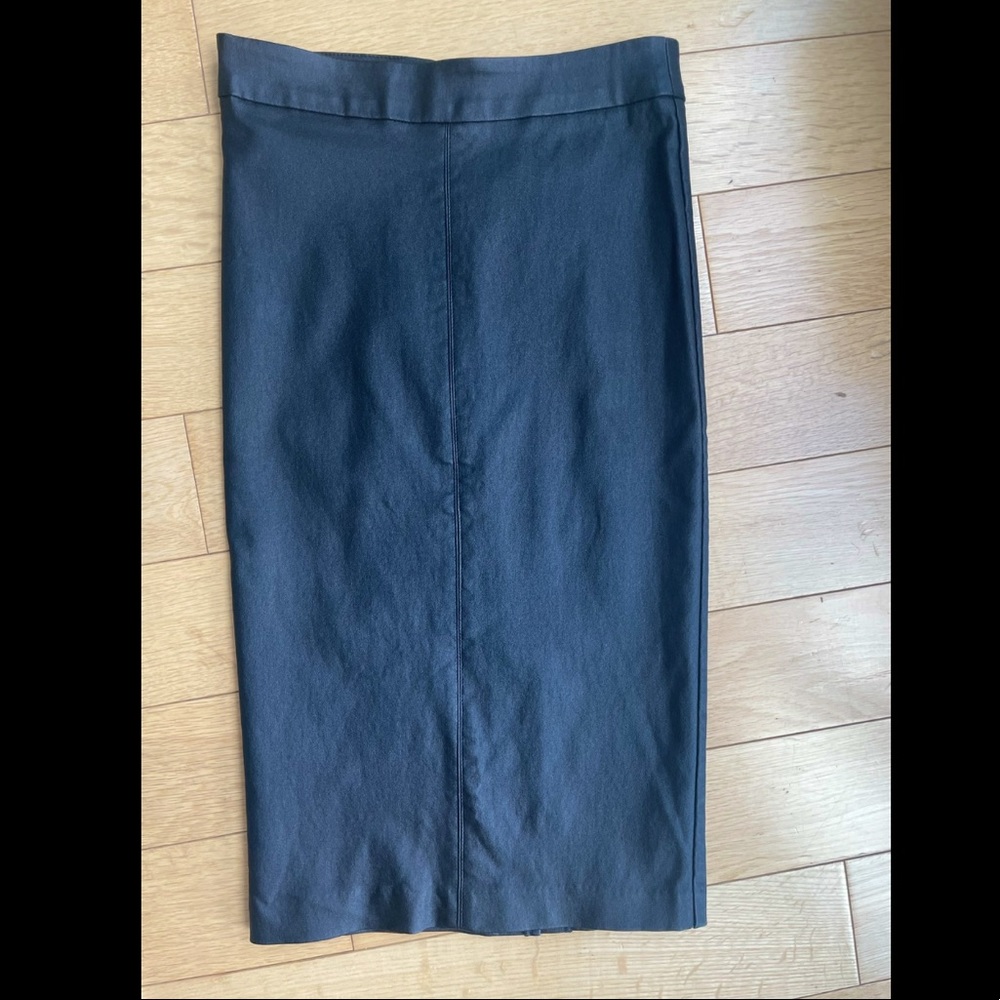 NWT Faux Leather Black Pencil Skirt from Comme USA